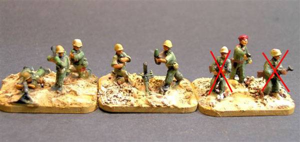 Middle Eastern Regular Infantry- Weapons and Command.